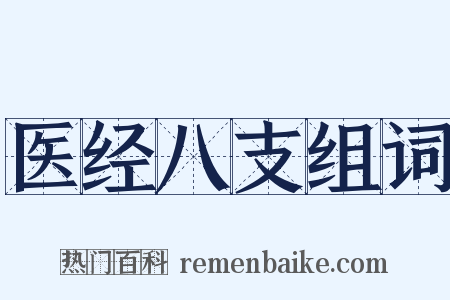 医经八支组词是什么意思的图片